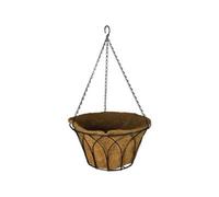 Gothic Hanging Basket - Round - Black