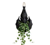 Gothic Hanging Plant Pot Scary Bat Decorative Plant Basket