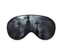 Gothic Happy Halloween Sleep Mask Eye Mask Eye Masks for Sleep Sleep Masks for Women Men Travel Eye Mask Adjustable Sleeping Mask Sleep Mask Blackout Cute Sleep Mask