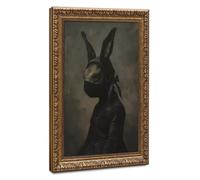 Gothic Hare Poster Canvas Poster Bedroom Decor Landscape Office Room Decor Gift 16" L X 24" W
