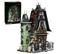 Gothic Haunted House Building Blocks Set - 2233PCS Halloween Mansion Bricks Kit with Pumpkins, Horror Castle Model for Adults, Spooky Home Office Decor, Creative Gift for Men, Women