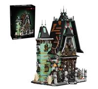 Gothic Haunted House Building Set for Adults, Halloween Indoor Decor | Spooky Aesthetics Architectural Model Bricks with Interactive Design, Home Office Ornaments, Gift for Teens 2233 PCS
