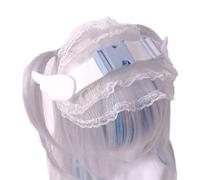 Gothic Headdress Maid Girls Lace Hair Accessories Cute Cosplay Headbands Sweet Hairband For Dress Anime Cosplay Ruffled Lace Headband