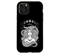 Gothic Hecate Goddess Moon Phases Dark Academia Witchy Case for iPhone 11 Pro