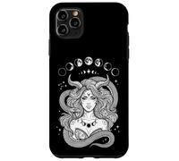 Gothic Hecate Goddess Moon Phases Dark Academia Witchy Case for iPhone 11 Pro Max