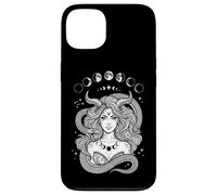 Gothic Hecate Goddess Moon Phases Dark Academia Witchy Case for iPhone 13