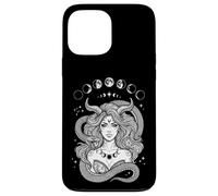Gothic Hecate Goddess Moon Phases Dark Academia Witchy Case for iPhone 13 Pro Max