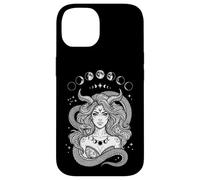 Gothic Hecate Goddess Moon Phases Dark Academia Witchy Case for iPhone 14