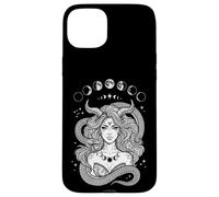 Gothic Hecate Goddess Moon Phases Dark Academia Witchy Case for iPhone 15 Plus