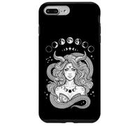 Gothic Hecate Goddess Moon Phases Dark Academia Witchy Case for iPhone 7 Plus/8 Plus