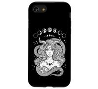 Gothic Hecate Goddess Moon Phases Dark Academia Witchy Case for iPhone SE (2020) / 7/8