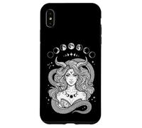 Gothic Hecate Goddess Moon Phases Dark Academia Witchy Case for iPhone XS Max