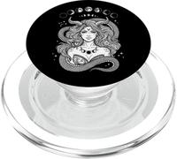 Gothic Hecate Goddess Moon Phases Dark Academia Witchy PopSockets PopGrip for MagSafe