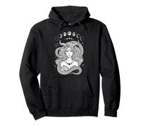 Gothic Hecate Goddess Moon Phases Dark Academia Witchy Pullover Hoodie