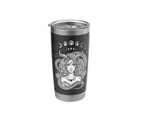 Gothic Hecate Goddess Moon Phases Dark Academia Witchy Stainless Steel Insulated Tumbler