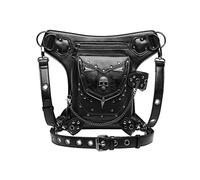 Gothic Hip Bag for Hiking Gear, Approx 13 by 10 Inches | pu leather material, wear resistant, three carry styles, retro rich colors, gift ready