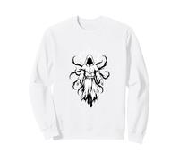 Gothic Hooded Specter Candle Crown Dark Fantasy Art Sweatshirt
