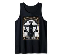 Gothic Horror Witch Mermaid Halloween The Star Tarot Card Tank Top