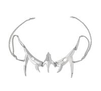 Gothic Irregular Party Punk Metal Mechanical Alien Fluid Face Ornament Earrings For Women Men Jewelry Accessories