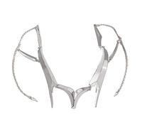 Gothic Irregular Party Punk Metal Mechanical Alien Fluid Face Ornament Earrings For Women Men Jewelry Accessories Metal For Men