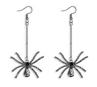 Gothic Jewelry Hypoallergenic Earrings - Fun Gothic Spider Earrings for Halloween Party