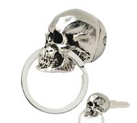 Gothic Key, Devil Skull Key Devil Skull Keychain Metal Skull Keychain Skull Decoration for Motorcycle Vintage Key, Creepy Key - Cool Metal Skull Head Key Cover Decoration |
