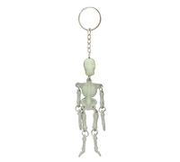 Gothic Keychain Glow in the Dark Halloween Skeleton Key Ring Keychain Gift for Women Men Handbag Accessories Skull