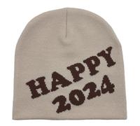 Gothic Knitted Beanies Hat Halloween Skull Happy 2024 Pattern Unisex Hat Skull Hats For Party Hats For Male