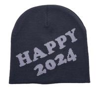 Gothic Knitted Beanies Hat Halloween Skull Happy 2024 Pattern Unisex Hat Skull Hats For Party Hats For Male