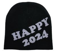Gothic Knitted Beanies Hat Halloween Skull Happy 2024 Pattern Unisex Hat Skull Hats For Party Hats For Male