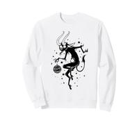 Gothic Krampus Christmas Ornament Horror Art Sweatshirt
