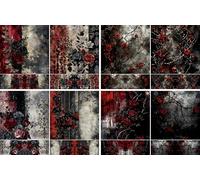 Gothic Lace Rice Papers, 29 x 29cm (2 Sheets) - Decoupage Paper 8X Designs for Collage, Mixed Media, Card Making & Crafts, Decoupage by CRAFT KREATIVELY