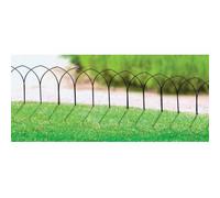 Gothic Lawn Edge (Pack of 25) - Steel - W50.8 x H59.7 cm - BM/RtR Poppy Forge Black One Size