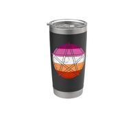 Gothic Lesbian Pride Wicca Witchcraft Petagram Satanic Stainless Steel Insulated Tumbler