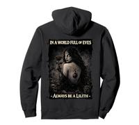 Gothic Lilith & Dark Goddess Empowerment Pullover Hoodie