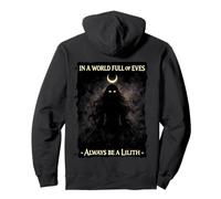 Gothic Lilith & Dark Goddess Empowerment Pullover Hoodie
