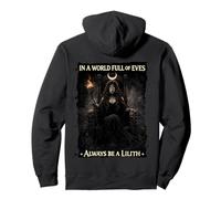 Gothic Lilith & Dark Goddess Empowerment Pullover Hoodie