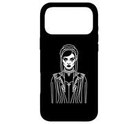 Gothic Line Art Fan Case for iPhone 17 Pro Max