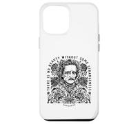 Gothic Literary Art, Edgar Allan Poe Inspired Quote with Vi Case for iPhone 12 Pro Max