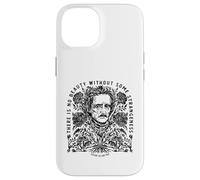 Gothic Literary Art, Edgar Allan Poe Inspired Quote with Vi Case for iPhone 14