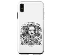 Gothic Literary Art, Edgar Allan Poe Inspired Quote with Vi Case for iPhone XS Max