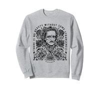 Gothic Literary Art, Edgar Allan Poe Inspired Quote with Vi Sweatshirt