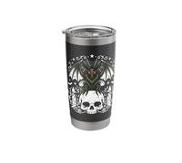 Gothic Moth and Butterfly Pastel Goth Kawaii Skeleton Stainless Steel Insulated Tumbler