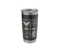 Gothic Night Garden Specimens Dark Academia Nature Art Stainless Steel Insulated Tumbler