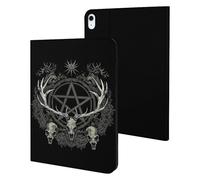 Gothic Occult Satan Penta Symbol Skull Case Compatible for ipad Air5/air4 (10.9in) /ipad Pro 2018(11in) Tablet Cases Stand Protective Cover with Sleep/Wake