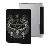 Gothic Occult Satan Penta Symbol Skull Case Compatible for IPAD Pro (10.5in) /IPAD Air3(10.5in) Tablet Cases Protective Stand Cover