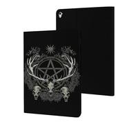Gothic Occult Satan Penta Symbol Skull Case Compatible for ipad Pro/2016 ipad Pro (9.7in) Tablet Cases Stand Protective Cover with Sleep/Wake