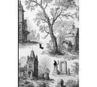 Gothic Planner: Twelve Month Undated Monthly + Weekly, Two Pages per Month/ Two Pages per Week, Goals, Contacts, Passwords, Journal Paper, Spooky Illustrations Throughout