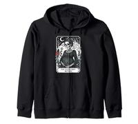 Gothic Pregnancy Tarot Expectant Mother Mom to Be Zip Hoodie