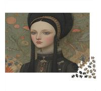 Gothic Princess Rätsel Für Erwachsene |Renaissance Portrait| 1000pcs (75x50cm) Puzzles Lernspiele Home Decor Puzzles
